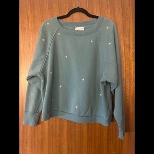 Blue Heart Sweatshirt
